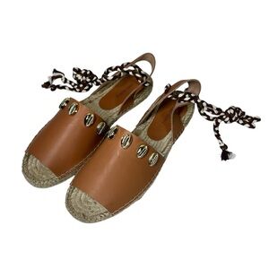 Free People Wander Wrap Espadrille Flat Sandals Size 9